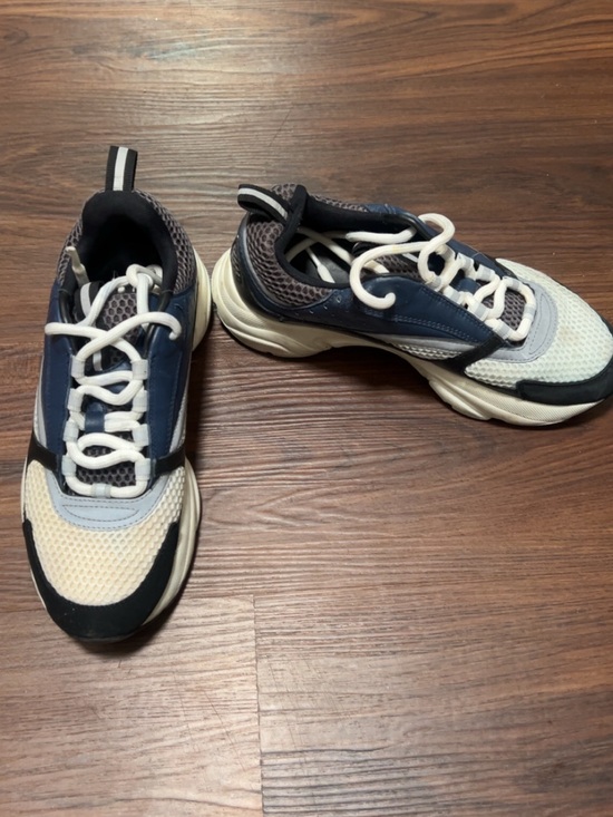 Dior Other - Dior Navy, White and Gray Chunky Mesh Sneakers